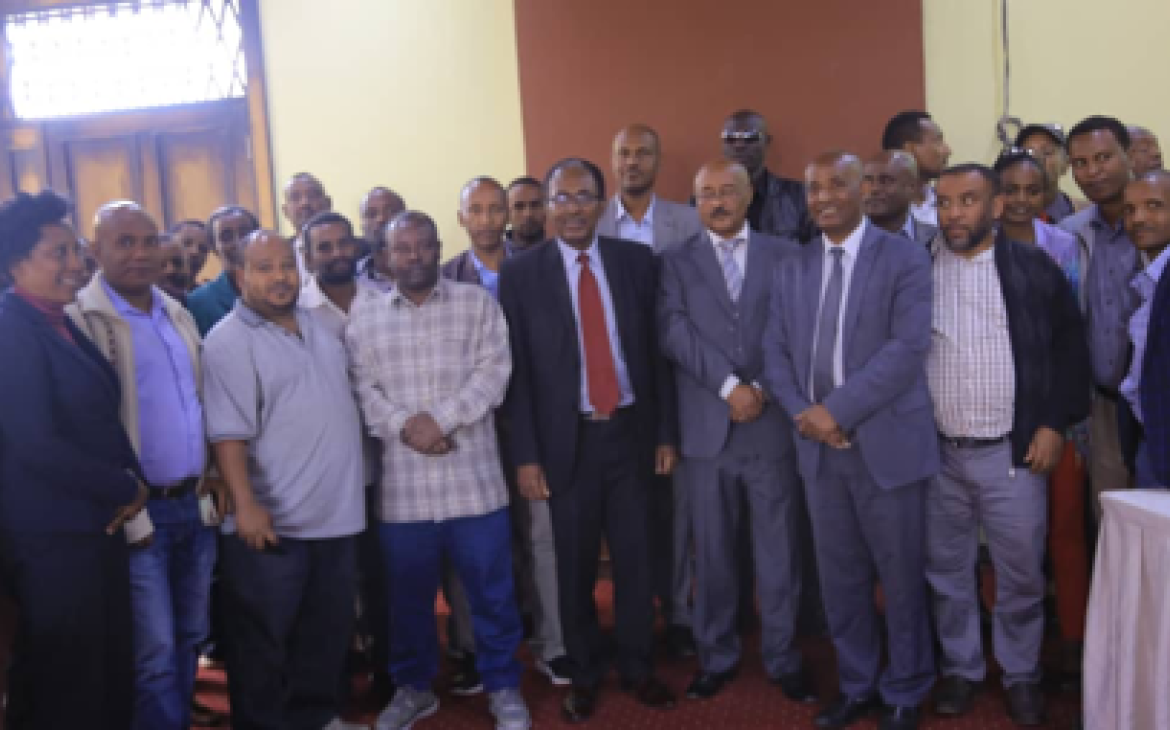 Participants of the guideline validation workshop in December 2019, Bishoftu, Ethiopia.