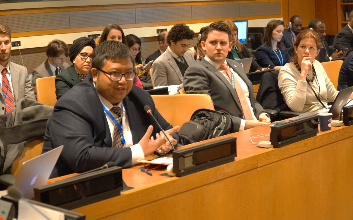 Delegates participating in the Q&A portions of the sessions