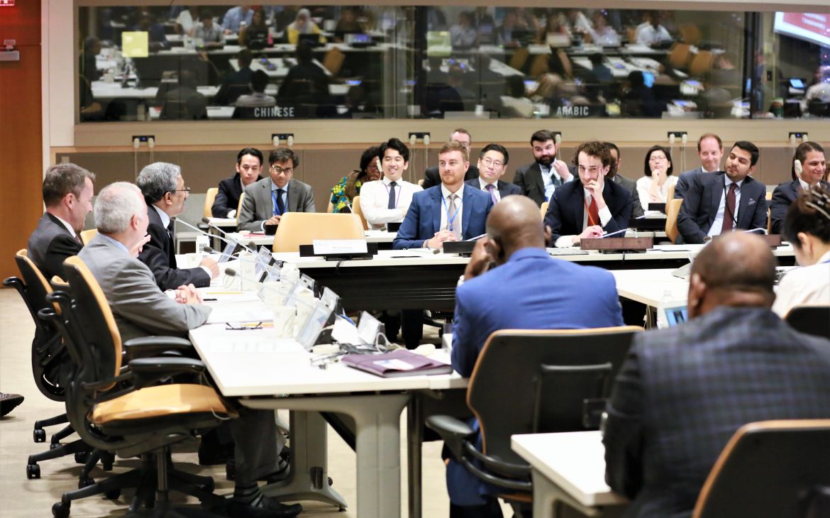 Participants at the Joint Swiss-UNITAR Briefing on United Nations Budgetary Matters.