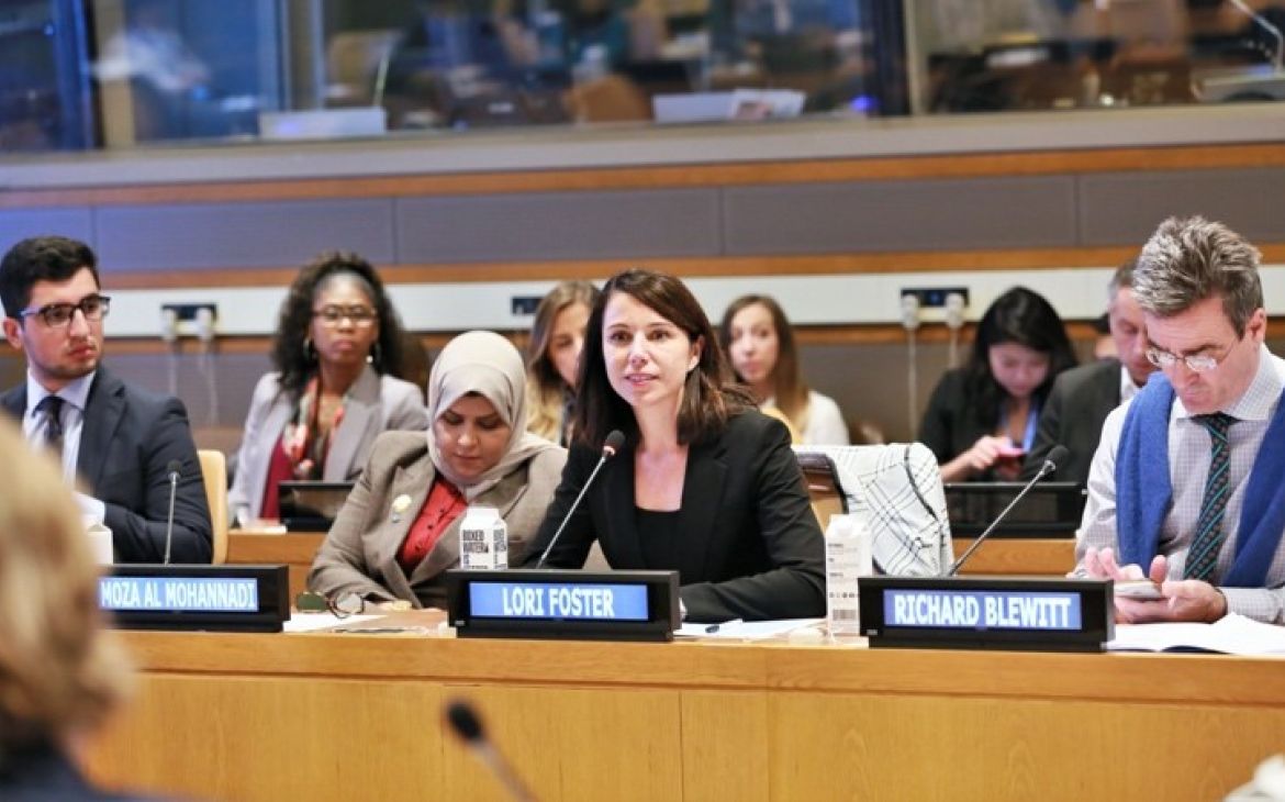 Dr. Lori Foster speaks at the Behavioural Insights Event