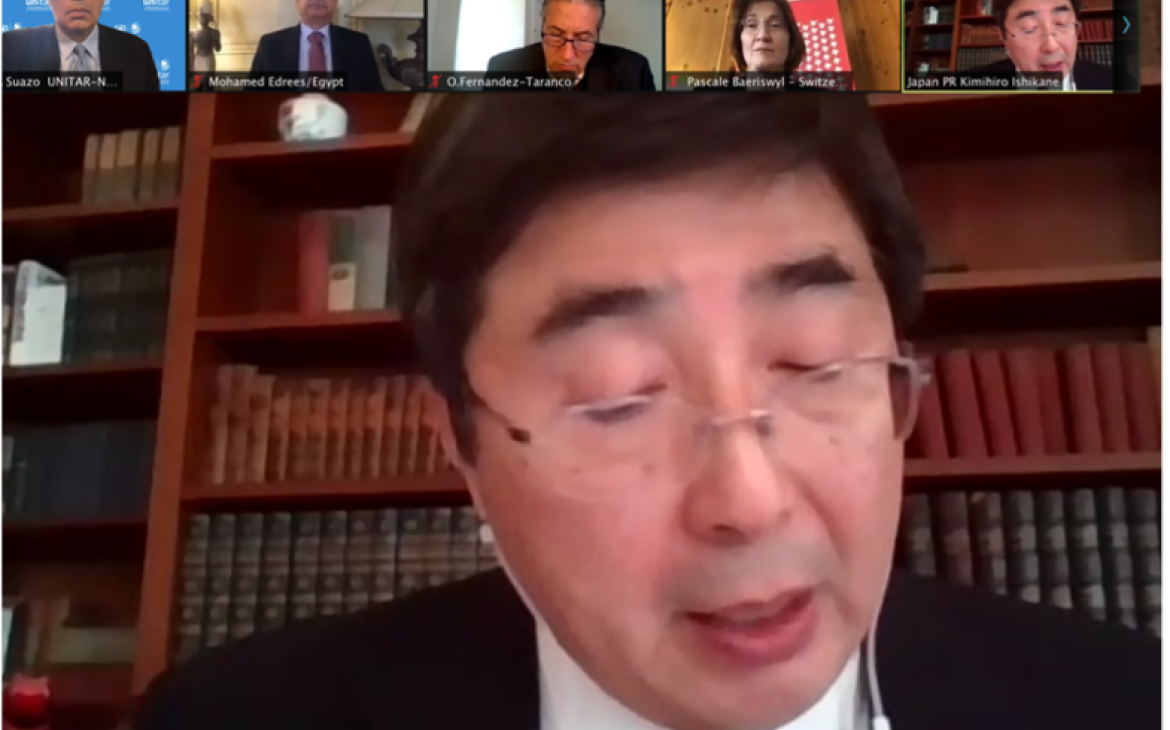 H.E. Mr. Kimihiro Ishikane, Permanent Representative of Japan