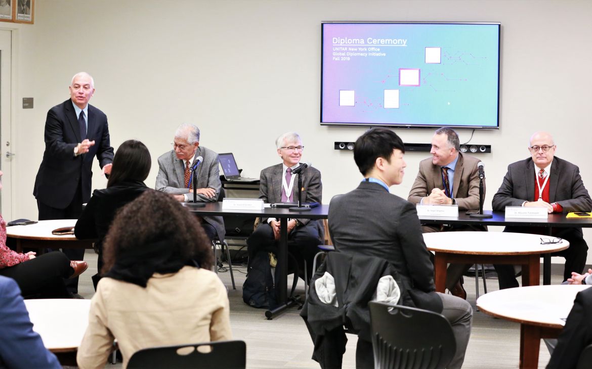 Mr. Marco Suazo and UNITAR GDI Panelists