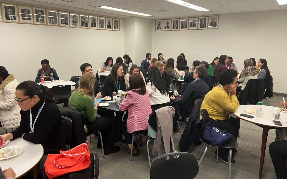 Women in Cyber fellows at the Networking Luncheon