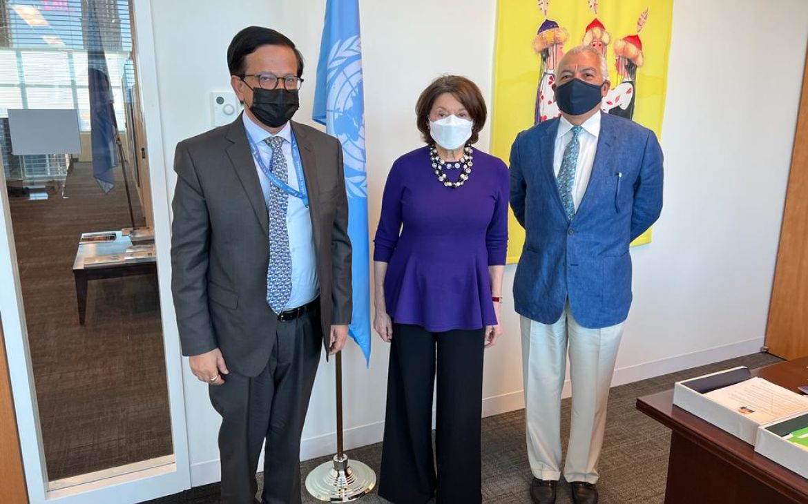 Mr. Nikhil Seth, Ms. Rosemary DiCarlo, and Mr. Marco Suazo 