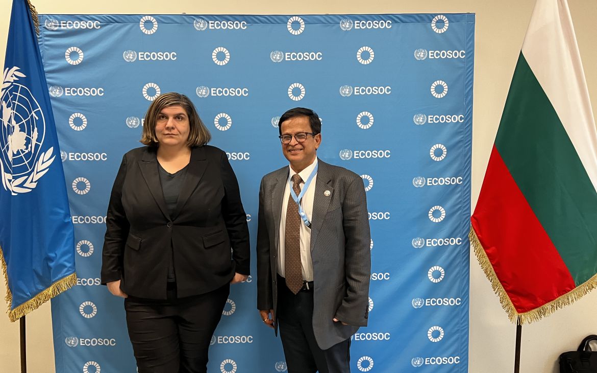 Mr. Nikhil Seth and H.E. Ms. Lachezara Stoeva 