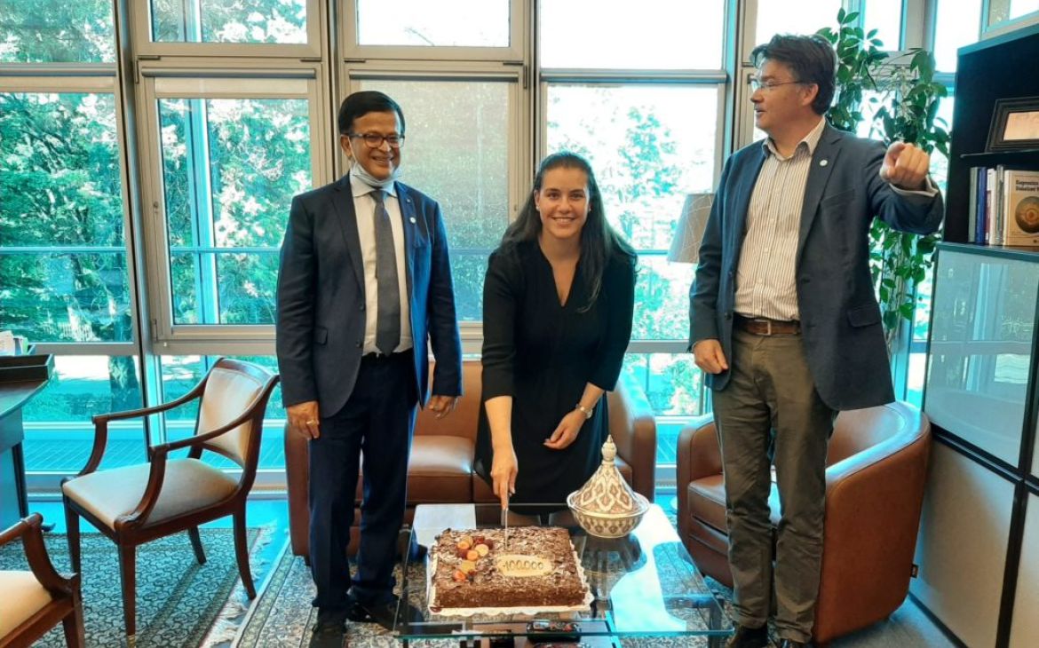 UN CC:Learn Celebrates the issuance of 100,000 certificates!