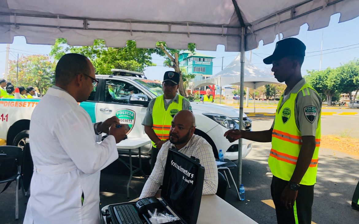 Officials using breath alcohol testing devices