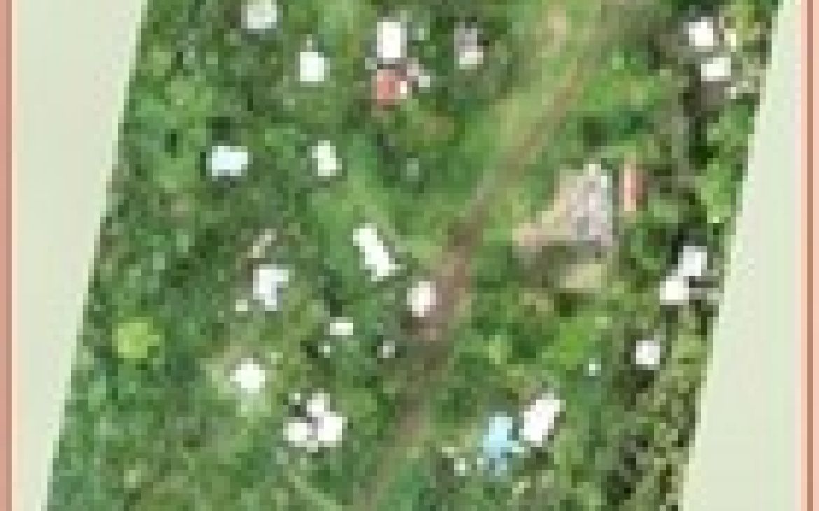 Lidar image of topography around road in Vanuatu