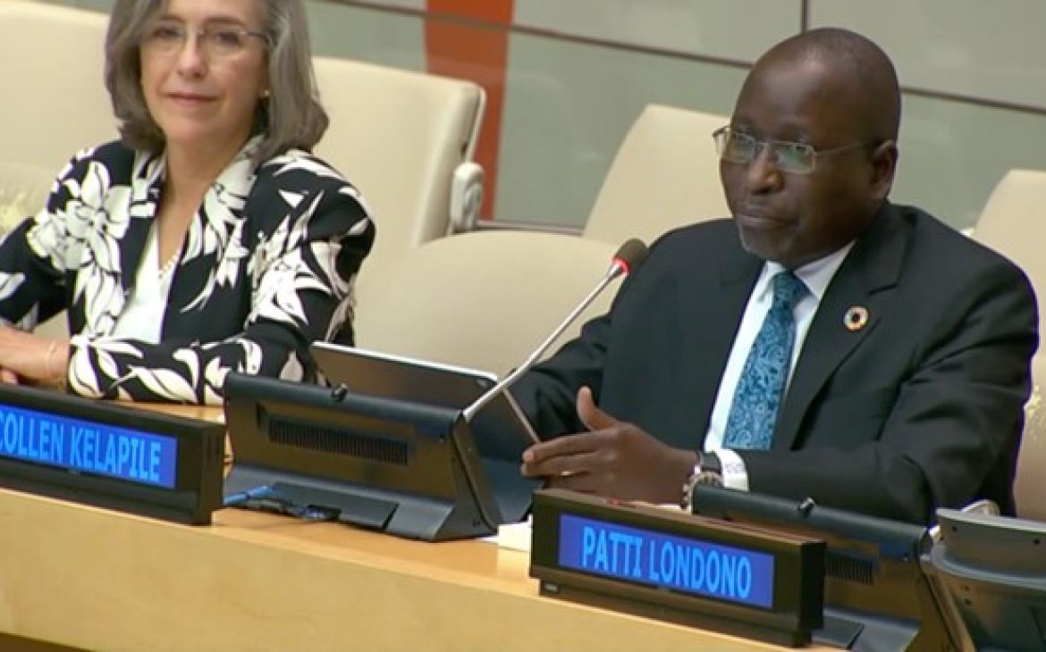 H.E. Collen Kelapile 