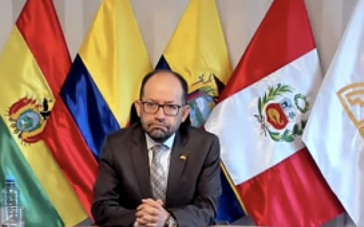 Mr. Diego Caicedo, Secretary General a.i. of the Andean Community