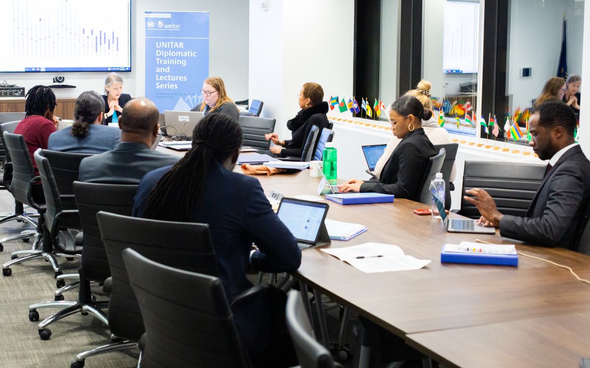 Ms. Loraine Sievers with Delegates of St. Vincent and the Grenadines & Vietnam