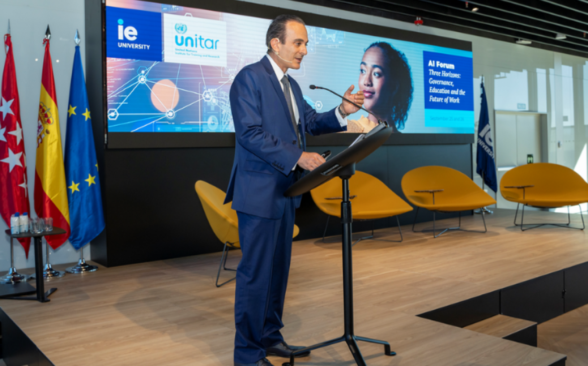 UNITAR and IE University Jointly Hosted a Forum on Artificial Intelligence