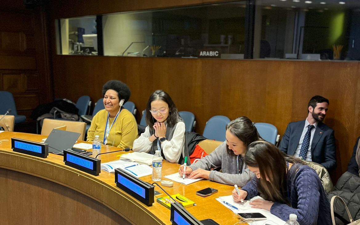 Women in Cyber Fellows participating in activities