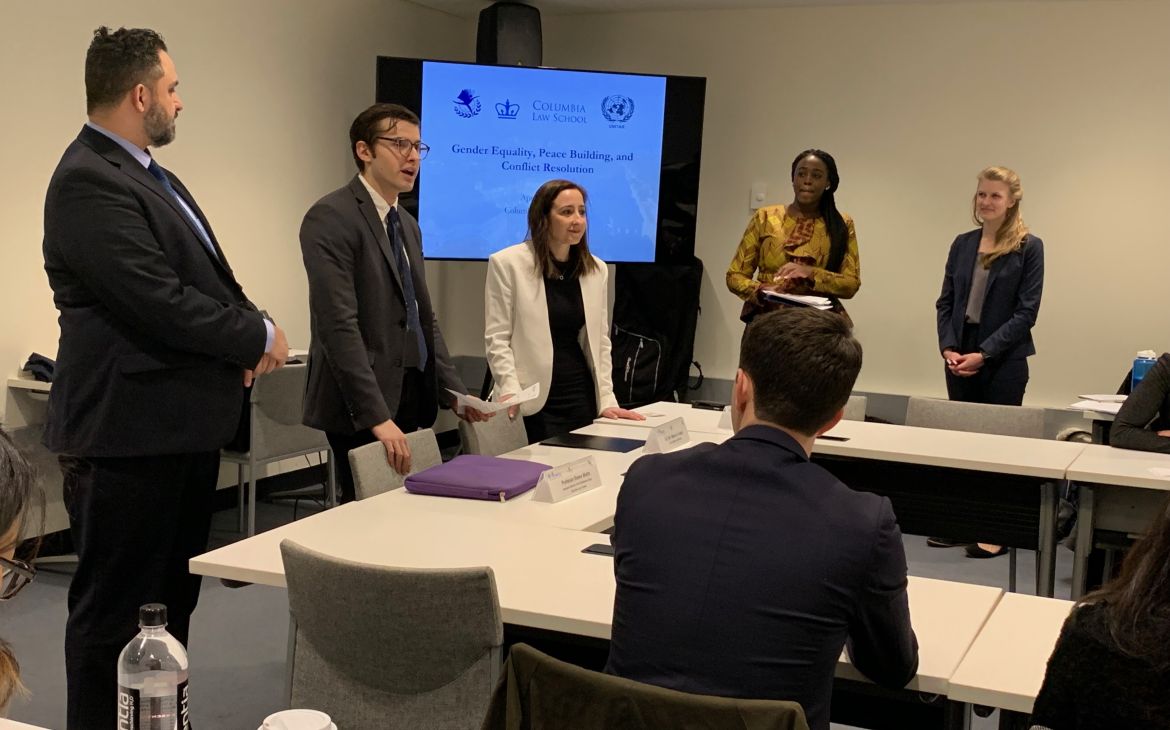 UNITAR Delivers Workshop with Columbia Law School on Women’s Leadership & Negotiation Skills