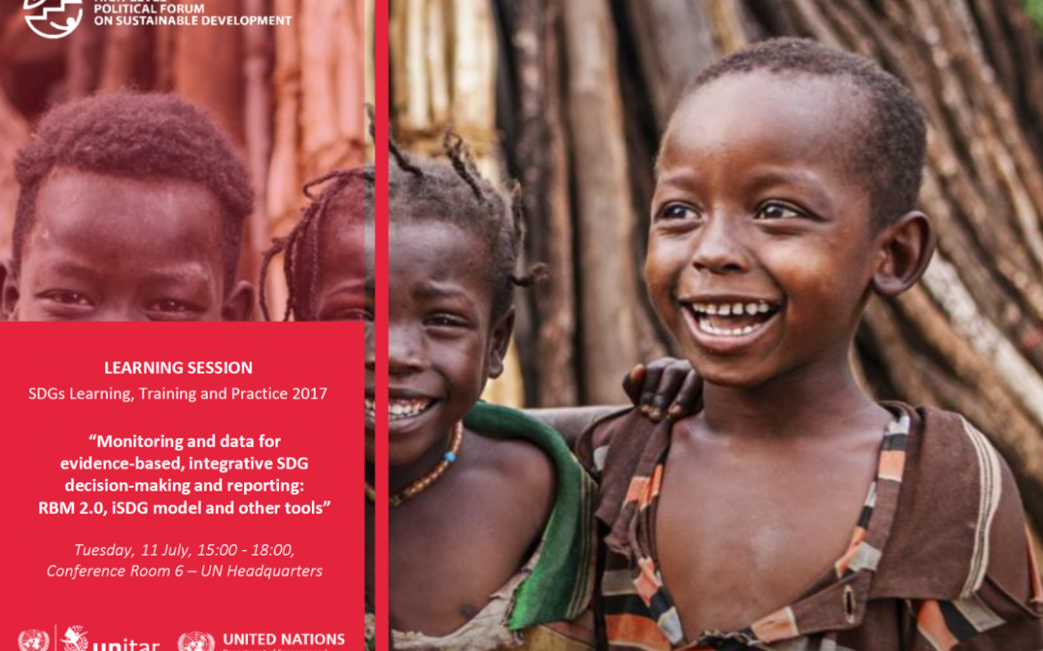 Call for Strengthened Capacities and Partnerships for More Granular and Integrative Data Systems for SDGs Decisions at UNITAR-UNDESA Session at HLPF