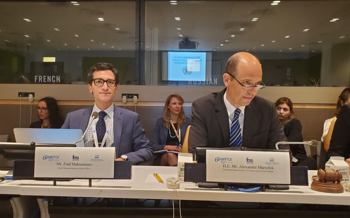 H.E. Mr. Alexander Marschik, leads the session on 3rd committee, with Mr. Ziad Mahmassani