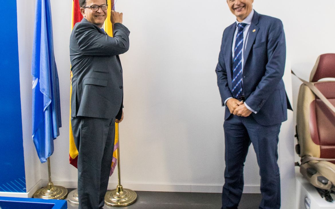 Mr. Nikhil Seth, UN Assistant Secretary-General and Executive Director of UNITAR and Mr. Carmelo Sanz de Barros, President of the RACE and CIFAL Madrid 