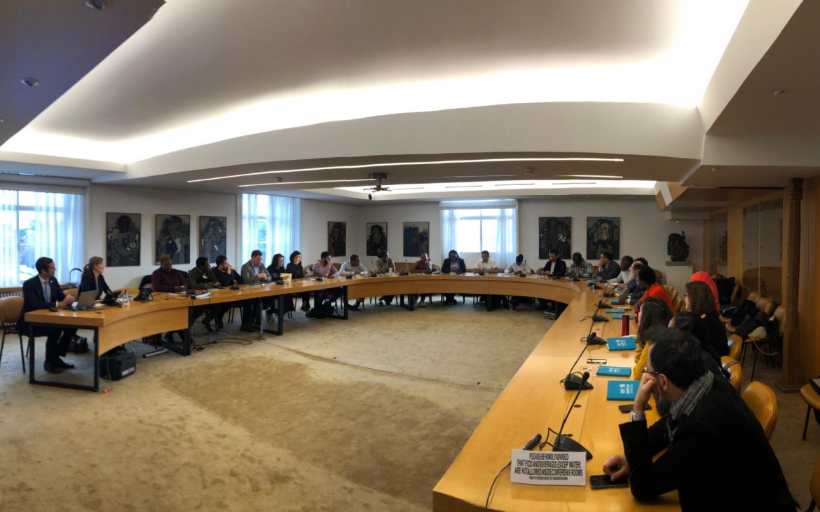 Students from the DPP during informative talks