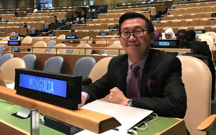 Amaraa Erdenebaatar, First Secretary of the Permanent Mission of Mongolia to the United Nations Office in Geneva and alumnus of 2021 UNITAR Hiroshima Training Programme on Nuclear Disarmament and Non-Proliferation