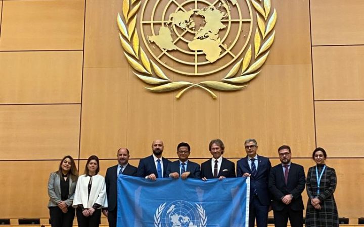 Launch of the “Road Safety for Children Training Initiative” during partnership agreement signing ceremony.