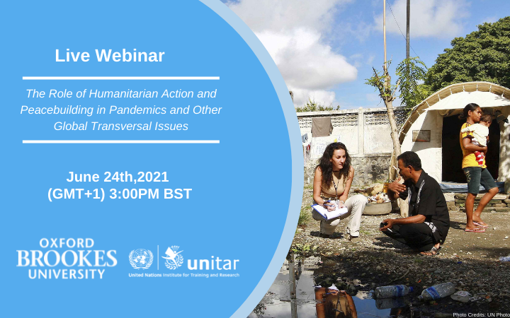 The Role of Humanitarian Action and Peacebuilding in Pandemics and Other Global Transversal Issues