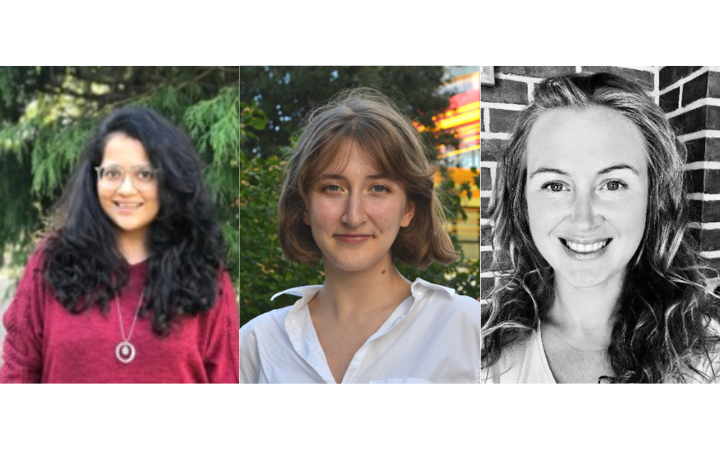 L-R: Saloni Lakhia (Strategic Planning, Monitoring & Reporting Expert, UNITAR Division for Prosperity), Eléonore Louis (Communication and Information Sector Intern, UNESCO, and master of international affairs candidate at Hertie School, Berlin), Kadri Maripuu (Coordinator, SALTO-PI) 