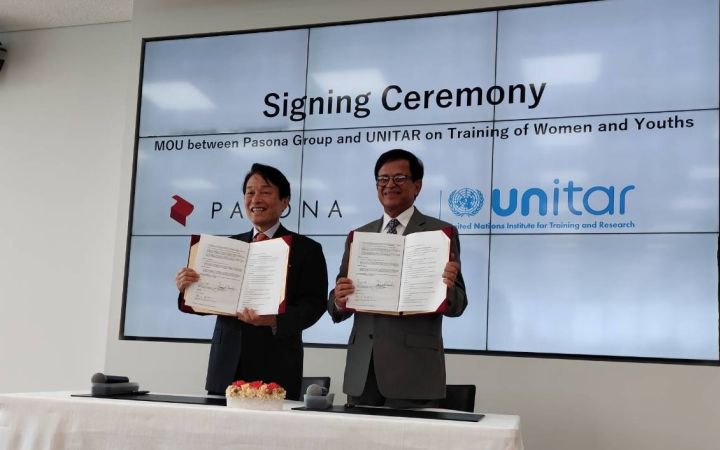 UNITAR-Pasona MOU Signing Ceremony 2023
