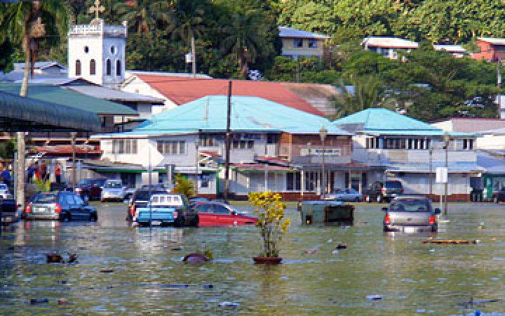 Flooding in Samoa, September 29 2009