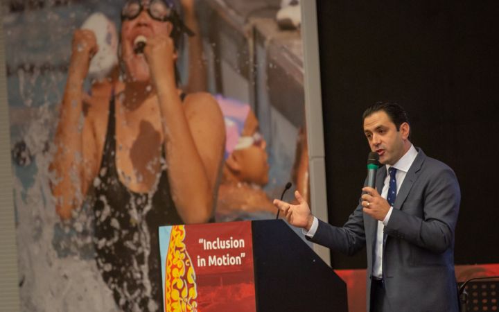 David S. Evangelista, President and Managing Director of Special Olympics Europe Eurasia