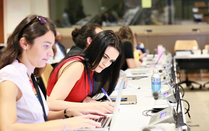 Participants at the Joint Swiss-UNITAR Briefing on United Nations Budgetary Matters.