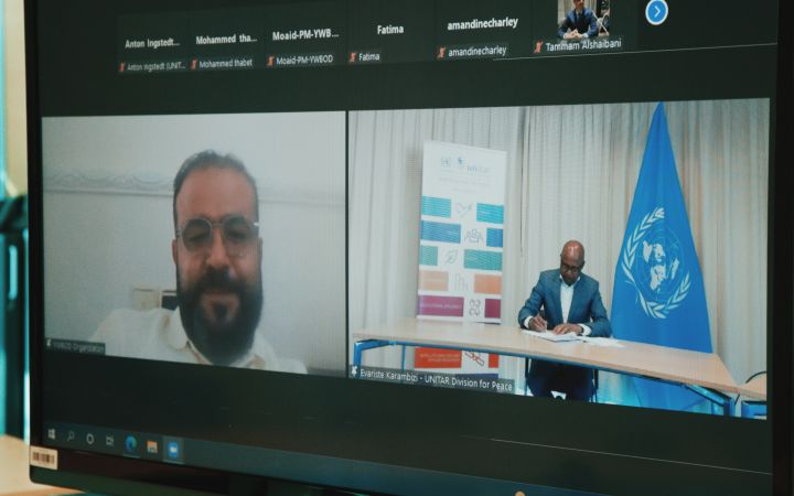 معهد الأمم المتحدة للتدريب والبحث يوقع مذكرة تفاهم مع شباب بلا حدود	