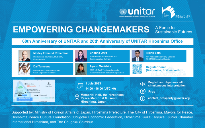 1 July 2023 Public Session: Empowering Changemakers Towards Sustainable Futures