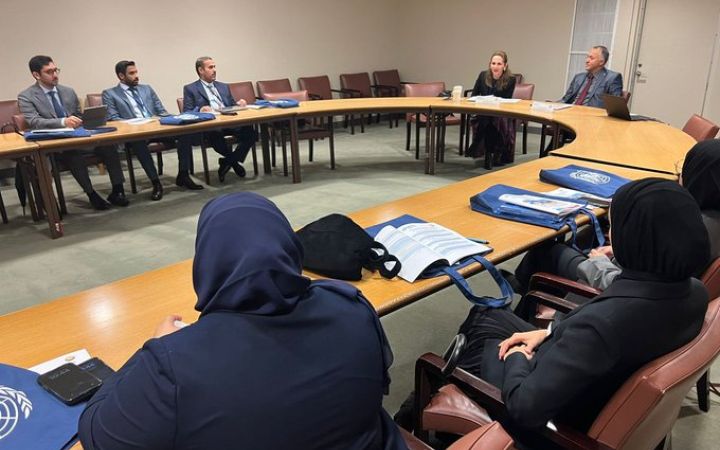Meeting of Ms. Colleen with the Delegates from the Qatar mission