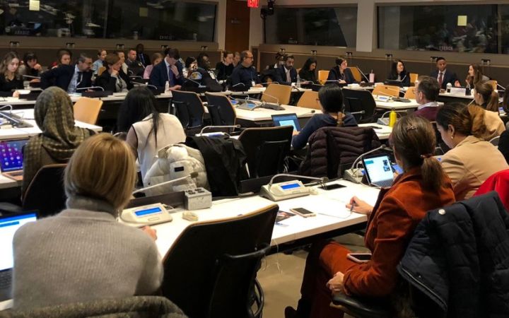 Participants listening to Prof Carter's remarks