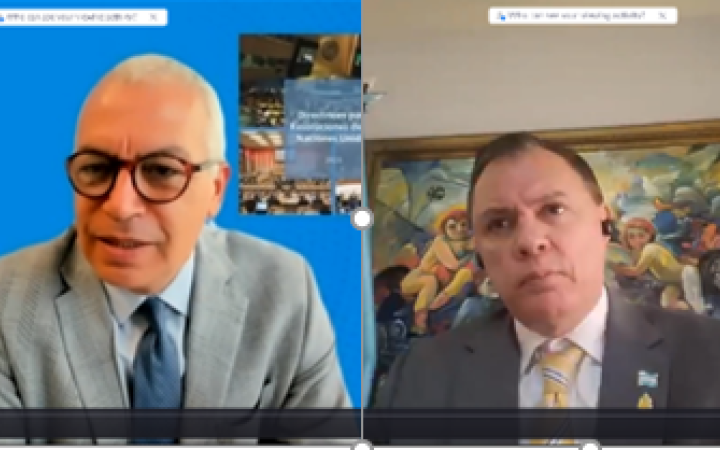 Mr. Marco Suazo and Vice-Minister Mr. Antonio García 