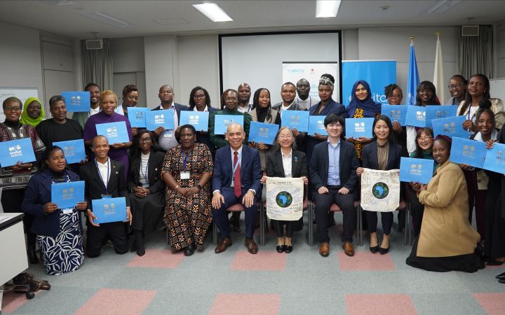 Group photo from the graduation ceremony of the Green Livelihood programme