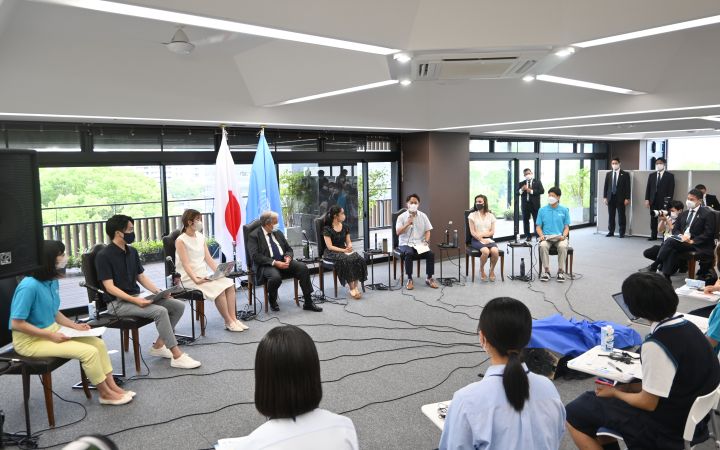 Power of Youth from Hiroshima in session