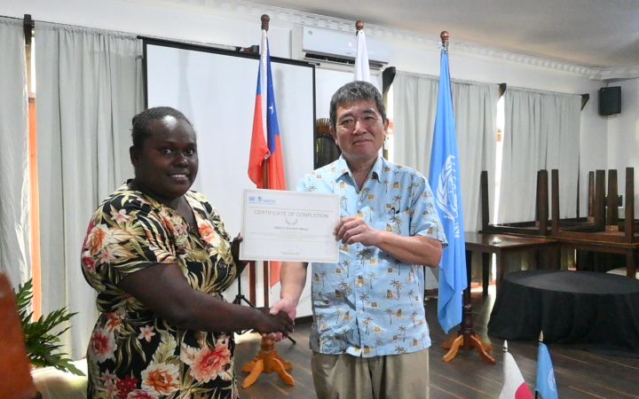 Deltina Solomon - UNITAR DRR Programme