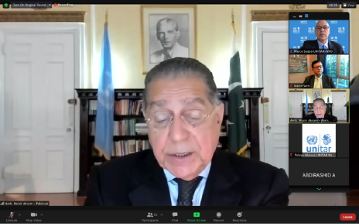 President of the ECOSOC, H.E. Mr. Munir Akram