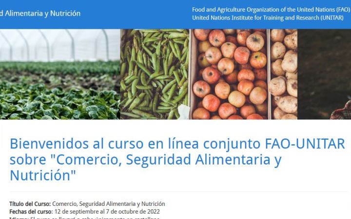Joint UNITAR FAO Online Course