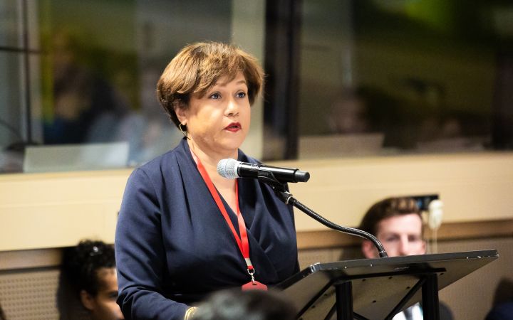 Ms. Ruth De Miranda Addresses Delegates