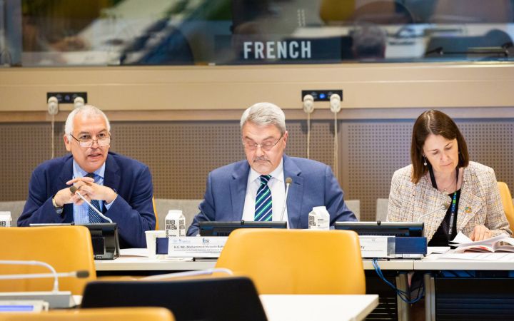 Mr. Marco Suazo, H. E. Mr. Mohammed Hussein Bahr Aluloom, , Ms. Emer Herity 