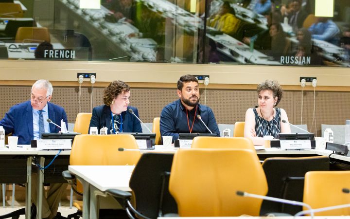 Panelists at the 74th UNGA for new Delegates