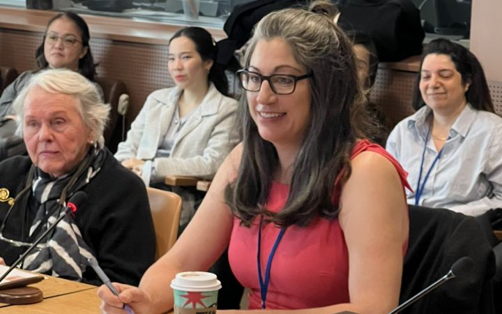 Ms. Holly White discussing Career Opportunities in the UN