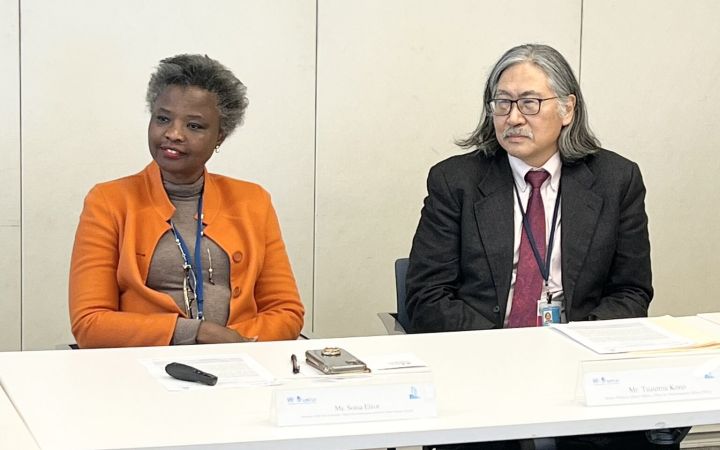 Ms. Sonia Elliott and Mr. Tsutomu “Tom” Kono leading the session