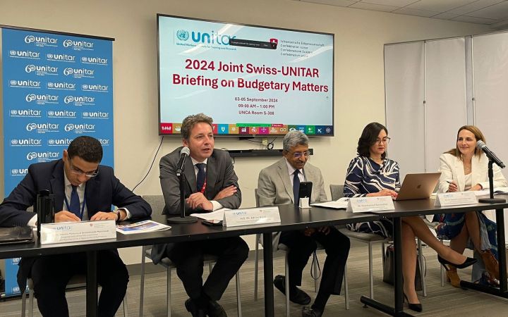 UNITAR NYO and the Permanent Mission of Switzerland to the United Nations Successfully Hold the 2024 Joint Swiss-UNITAR Briefing on Budgetary Matters