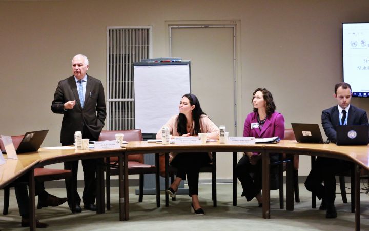 Mr. Marco Suazo Welcomes Qatar Delegates and Panelists to the Induction Course