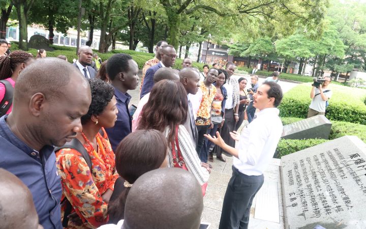 Great Ideas Space South Sudan Participants in Hiroshima