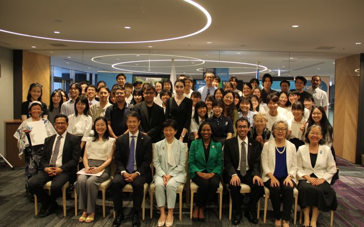Group Photo- 2024 Panel Discussion "Dialogue with World Leaders and Future Makers Towards a World without Nuclear Weapons"