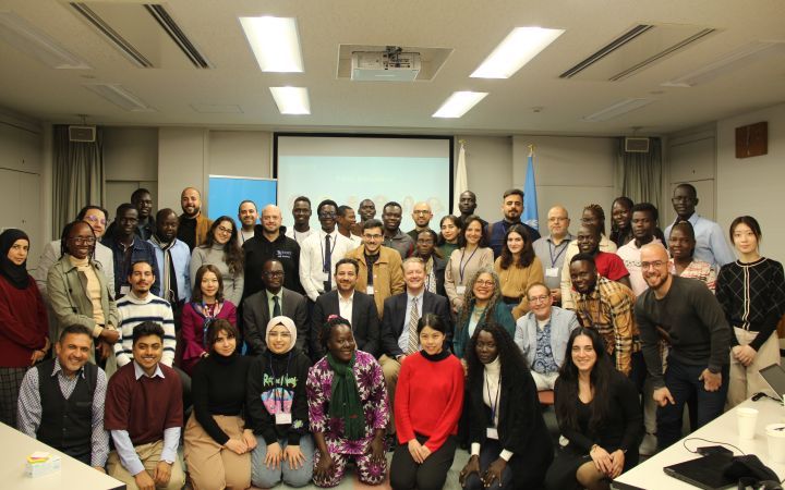 Participants and resource people of the GIS programme.